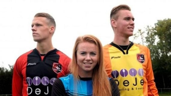 Ellen Fokkema se convierte en la primera mujer en jugar para un club de fútbol masculino