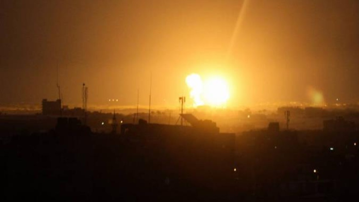 Régimen israelí bombardea posiciones de Hamás en la Franja de Gaza