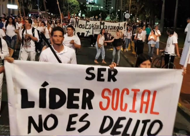 marcha contra asesinatos