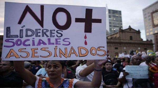 marcha en contra de asesinatos