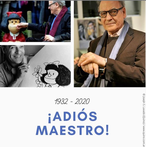 A los 88 años muere Quino, el creador de Mafalda