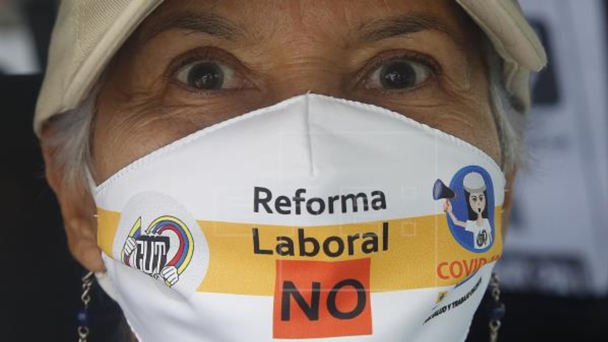 (Video) Colombianos protestan en contra de reforma laboral impuesta por el gobierno de Duque