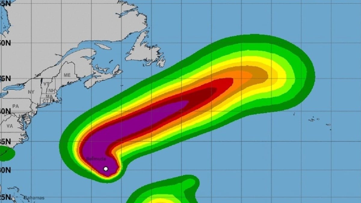 Huracán Paulette activa estado de alerta en las Bermudas