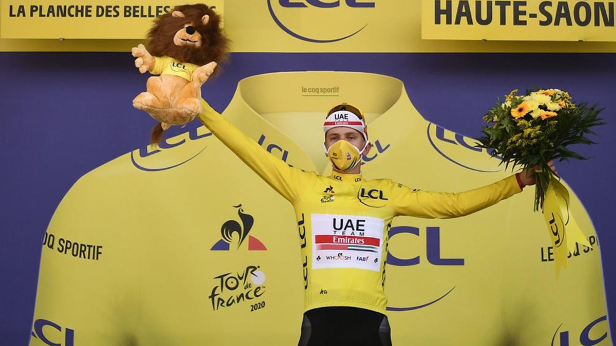 Ciclista esloveno Tadej Pogacar se corona campeón del Tour de Francia 2020