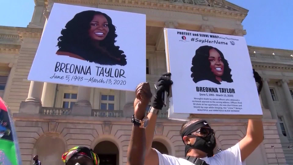 veredicto breonna taylor choques manifestantes policías