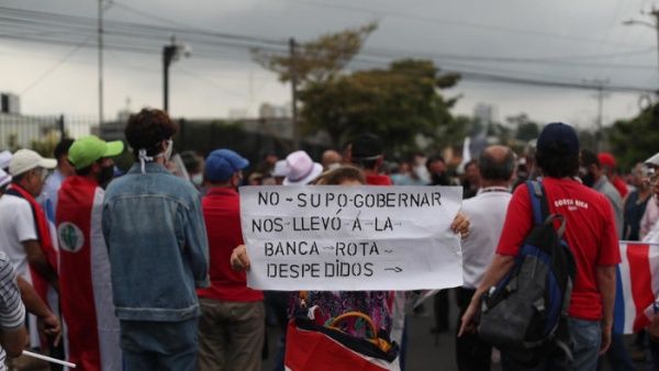 Costa Rica bloqueos diálogo