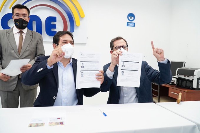 Ecuador: CNE valida inscripción del binomio Arauz- Rabascall para elecciones de 2021