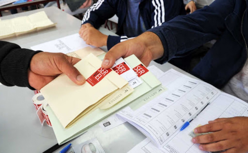 Mesas de votación