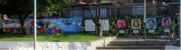 Realizan mural para los luchadores y luchadoras populares del Cerro Esperanza