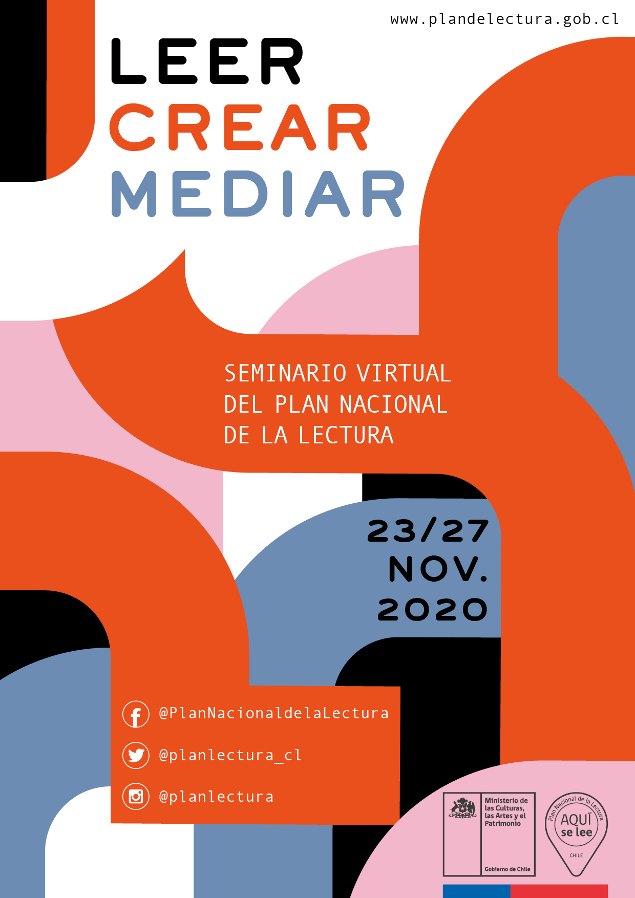 Seminario virtual del Plan Nacional de la Lectura reunirá más de 60 especialistas ligados al fomento lector