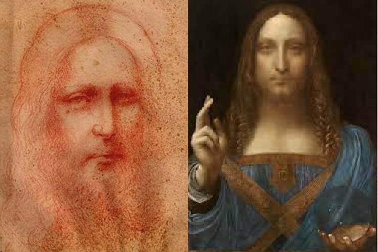 Hallaron en Génova dibujo de Da Vinci con el «verdadero» rostro de Cristo