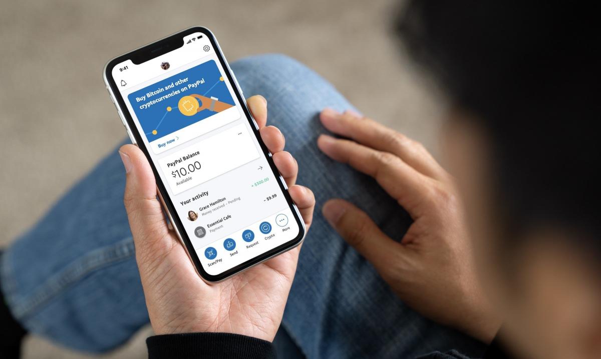 PayPal ya permite comprar y vender criptomonedas desde su app