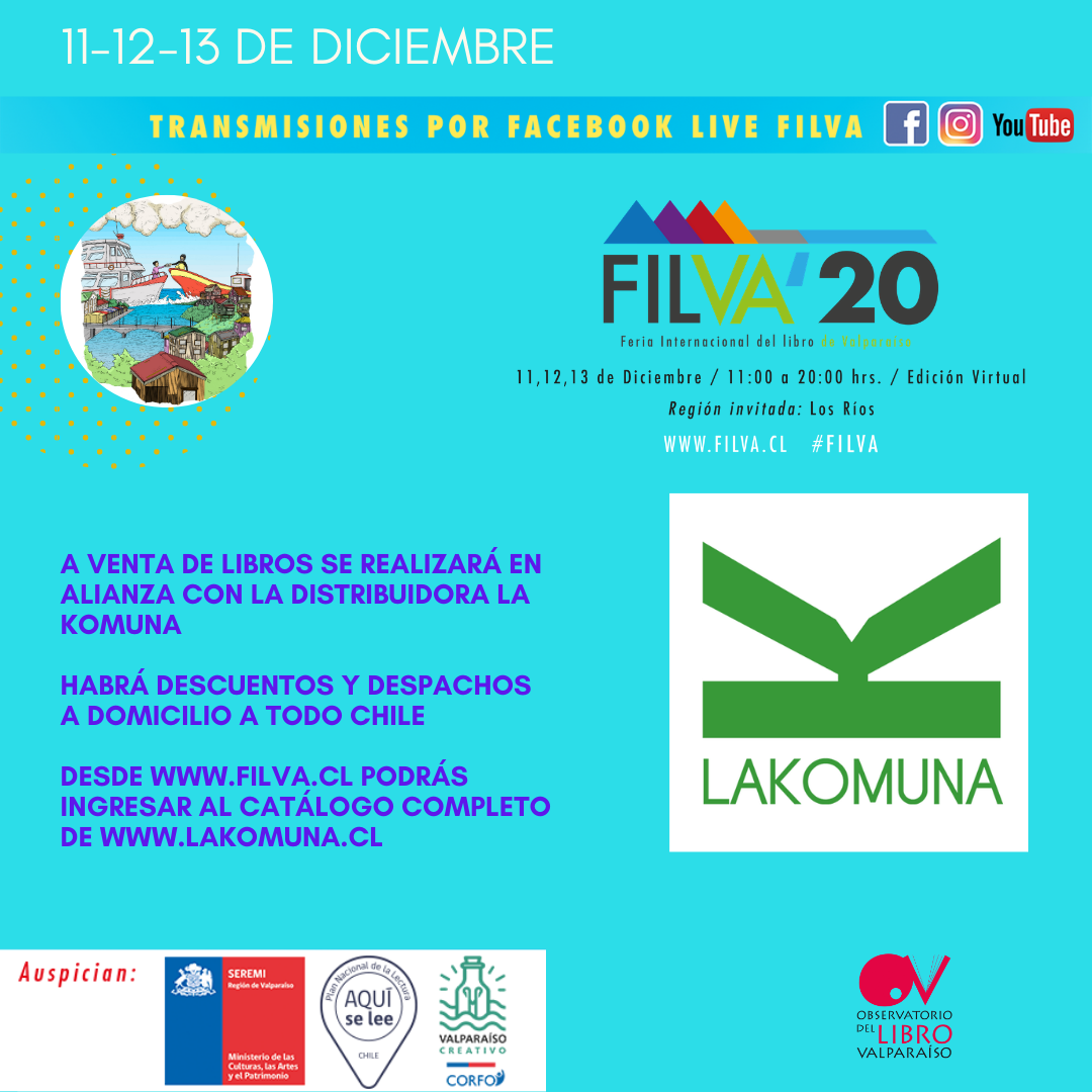 Feria Internacional del Libro de Valparaíso celebra su cuarta versión con la Región de Los Ríos como invitada