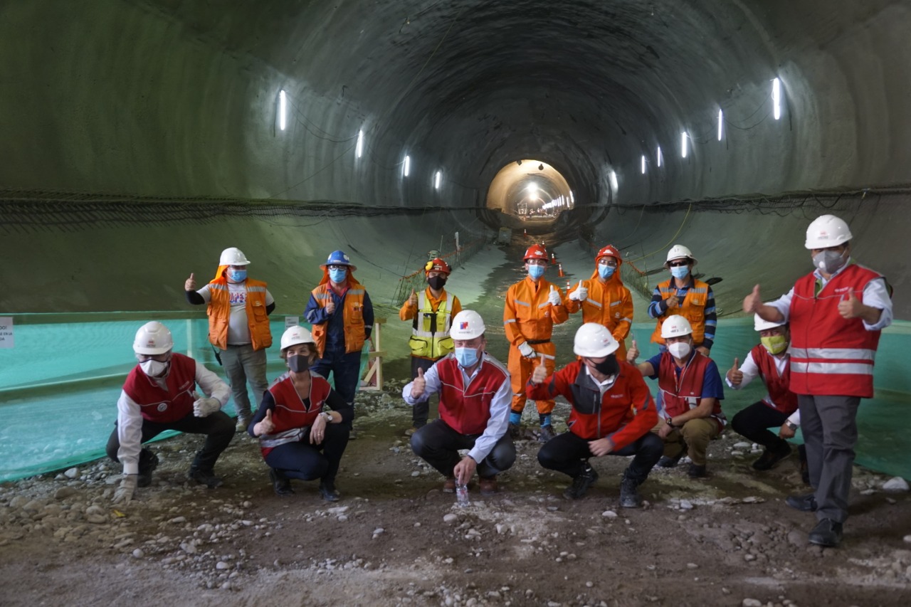 El Bosque: Avanzan obras de extensión de la Línea 2 del Metro de Santiago