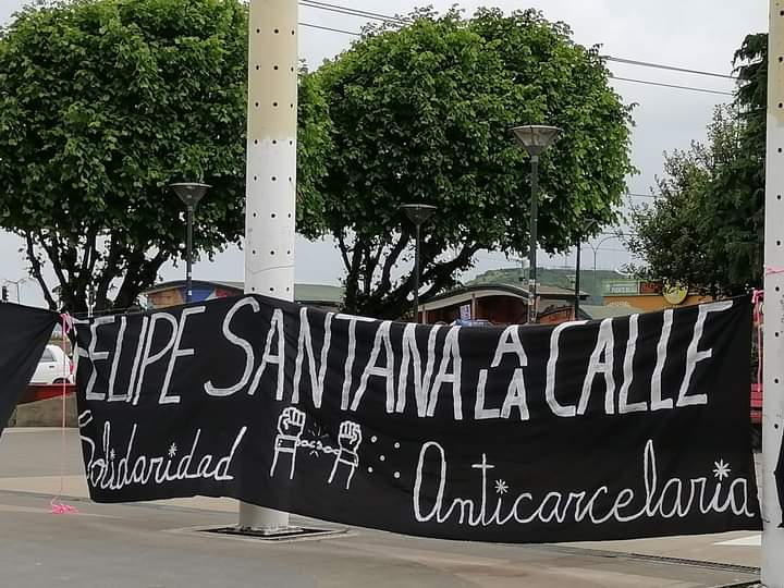 Presos Políticos en Chile: El caso de Felipe Santana, condenado a 7 años por la quema de una banca de la catedral de Puerto Montt