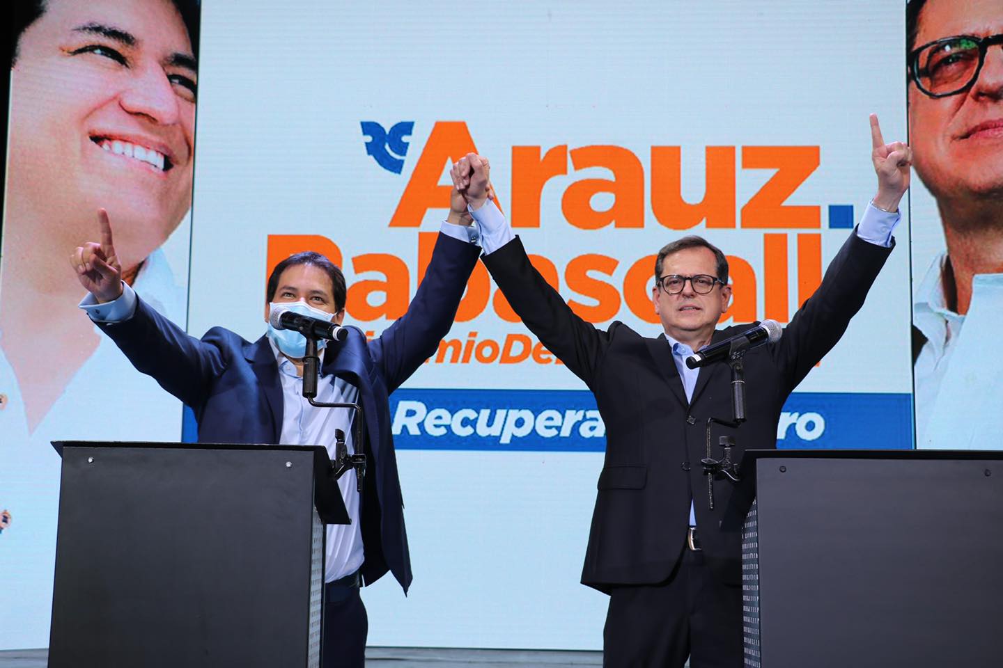 CNE de Ecuador confirma candidatura del binomio Arauz-Rabascall