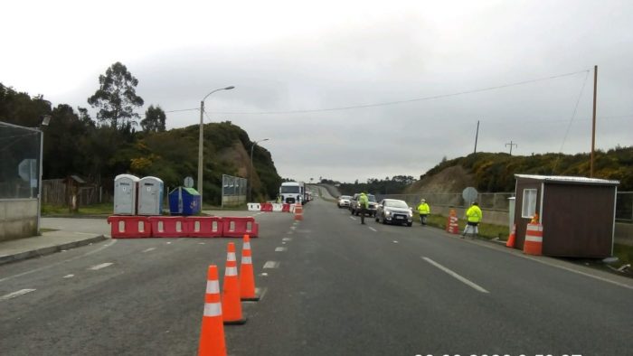 Solicitan al Minsal reinstalar cordón sanitario en ingreso a Chiloé