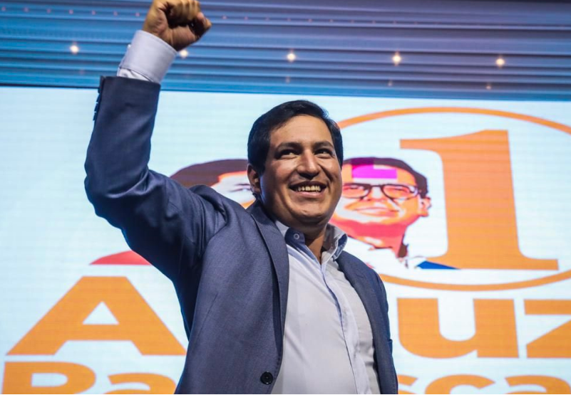 Andrés Arauz lidera las elecciones en Ecuador según conteo rápido del CNE