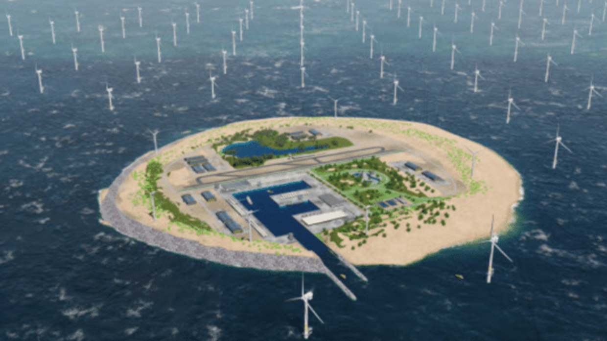 ¡Acuerdo histórico! Dinamarca construirá la primera isla de energía eólica del planeta