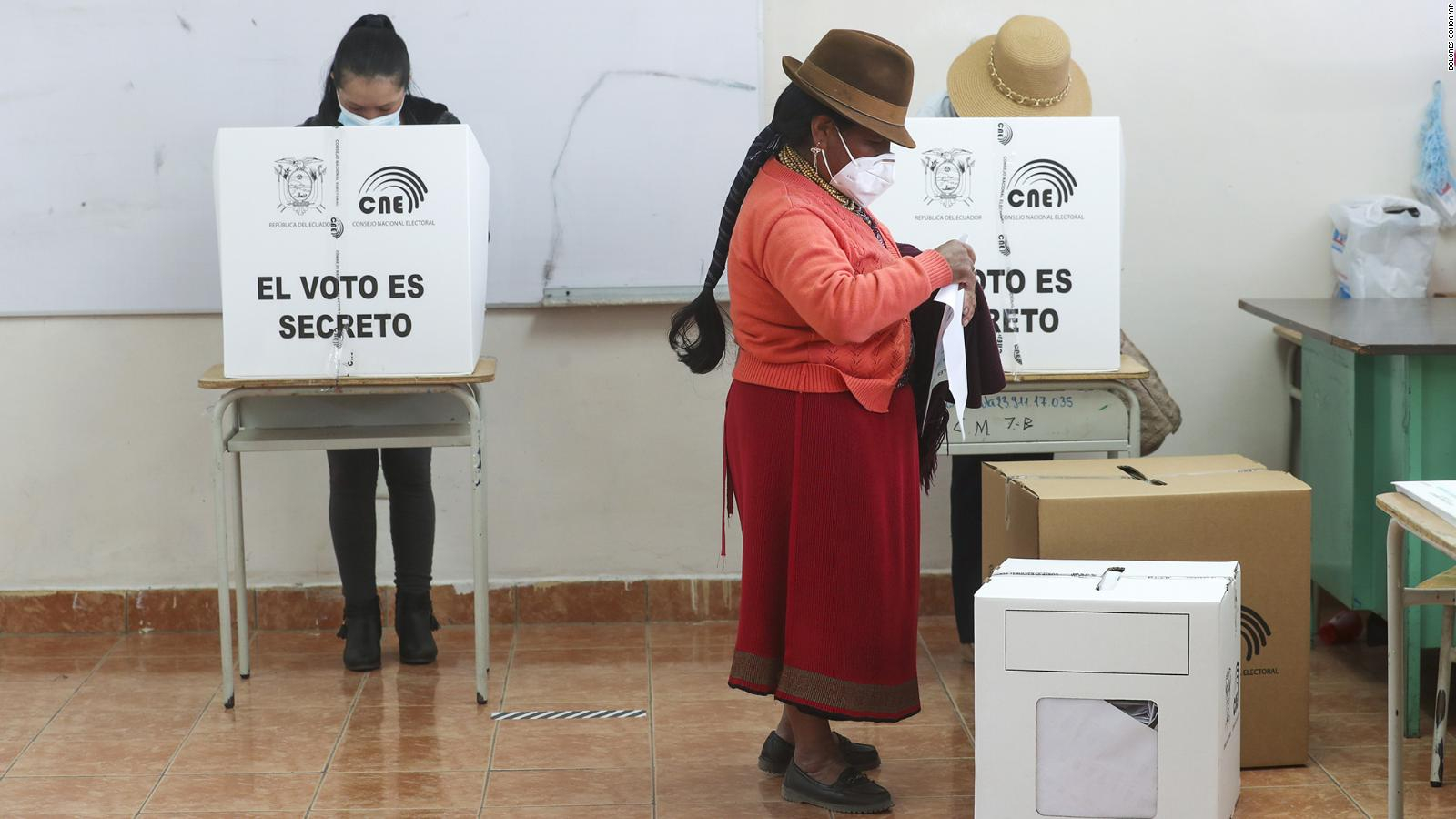 Lasso será quien dispute la segunda vuelta electoral con Arauz en Ecuador