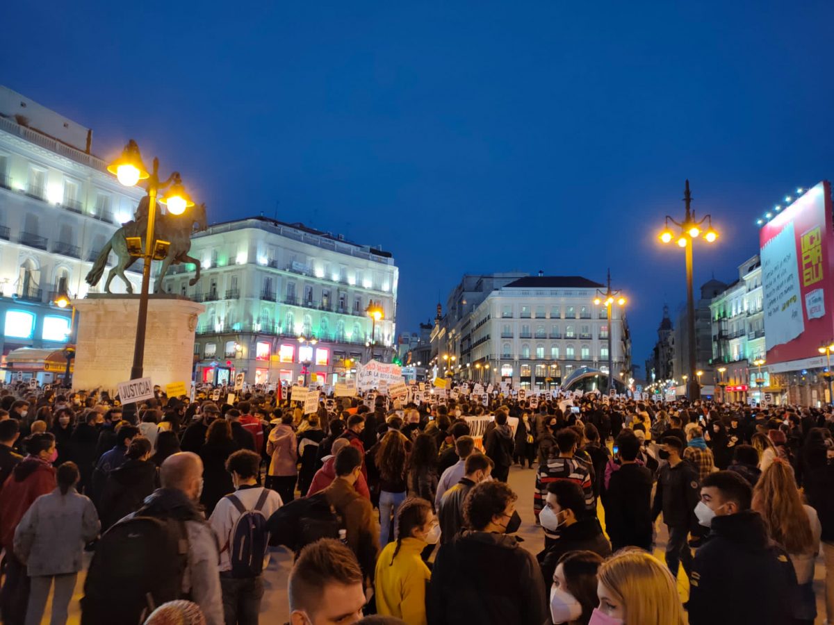 Retoman protestas en Barcelona en apoyo a Pablo Hasel