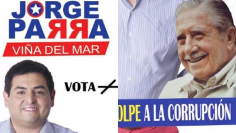 Candidato a concejal por el Partido Republicano causa indignación por resaltar imagen de Pinochet en su campaña