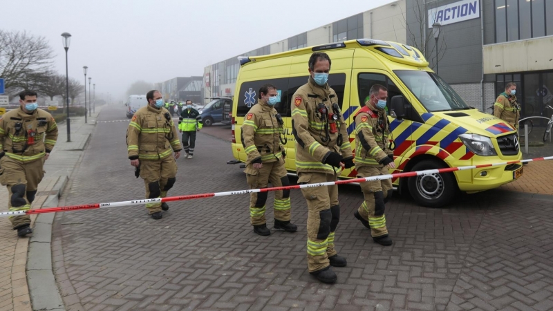 Una explosión se produjo cerca de un centro de pruebas de Covid-19 en Ámsterdam