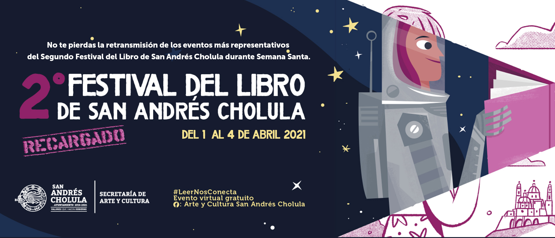 Segundo Festival del libro de San Andrés Cholula: recargado