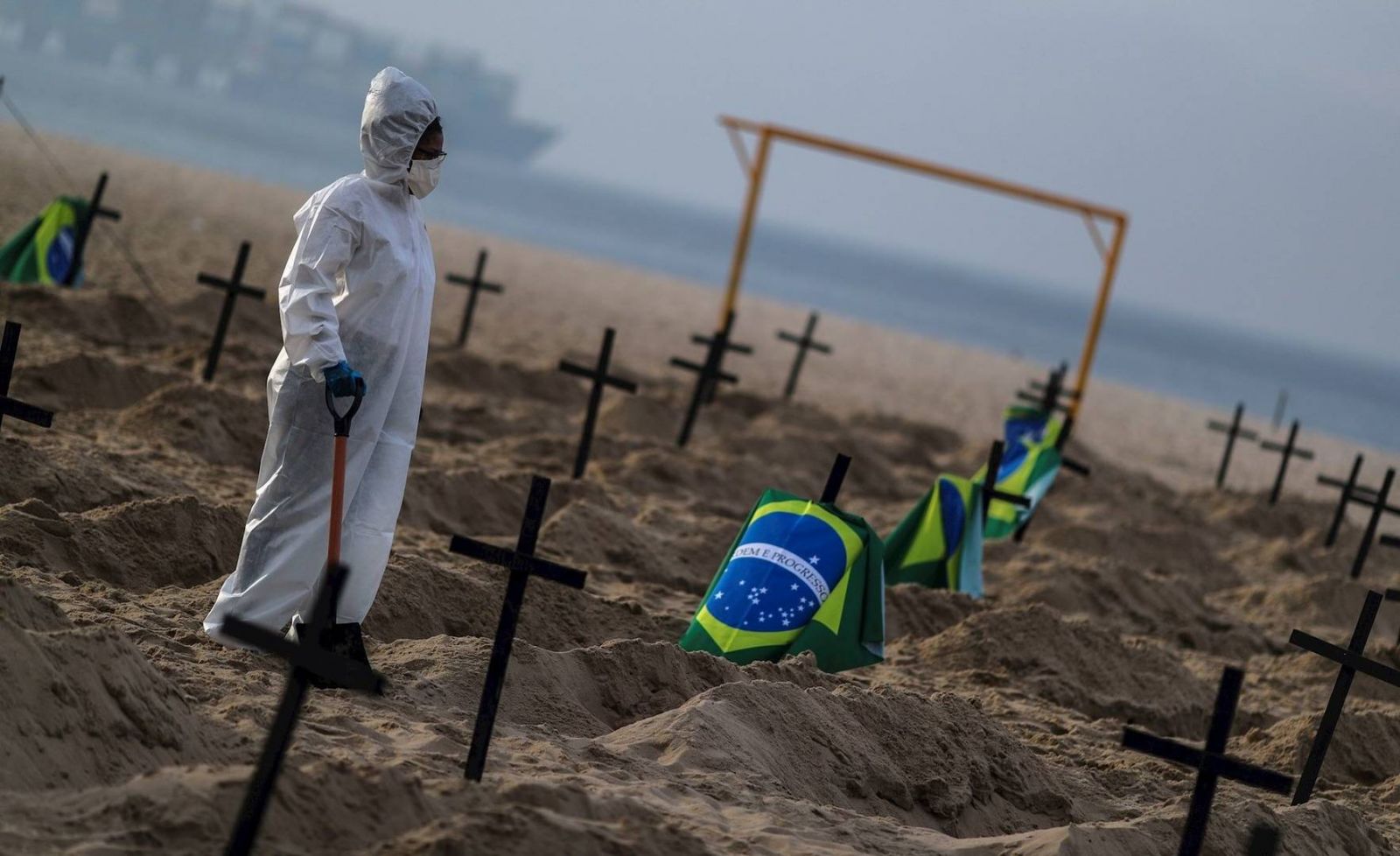 Brasil impone lamentable récord de 3.780 muertes por COVID-19 en un día
