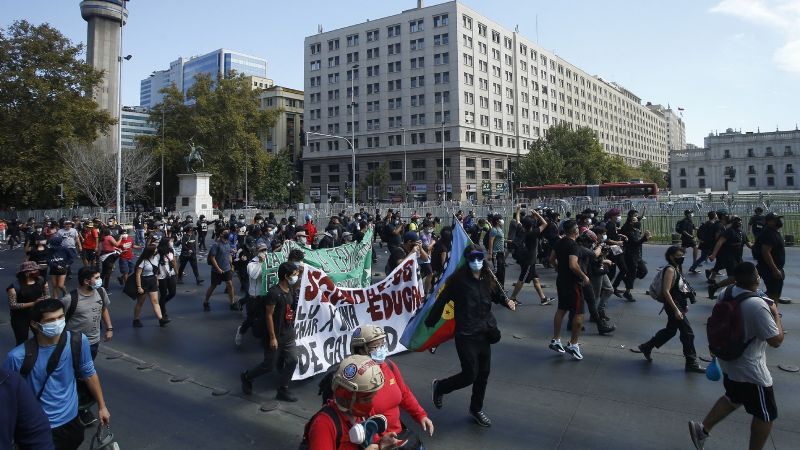 Regresaron a la Alameda las movilizaciones de estudiantes secundarios