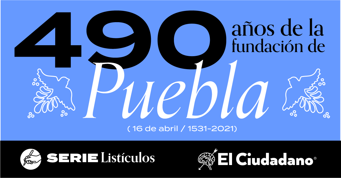 Portada de aniversario de la fundación de Puebla