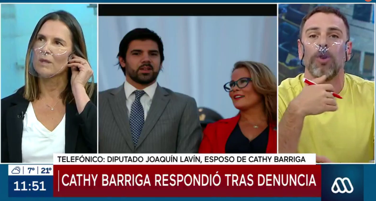 [VIDEO] El tenso momento entre el diputado Joaquin Lavín y José Antonio Neme por el reportaje sobre irregularidades de Cathy Barriga en Maipú