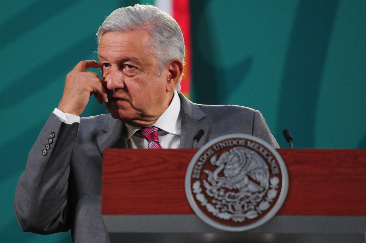 El presidente de México, Andrés Manuel López Obrador en conferencia de prensa mañanera