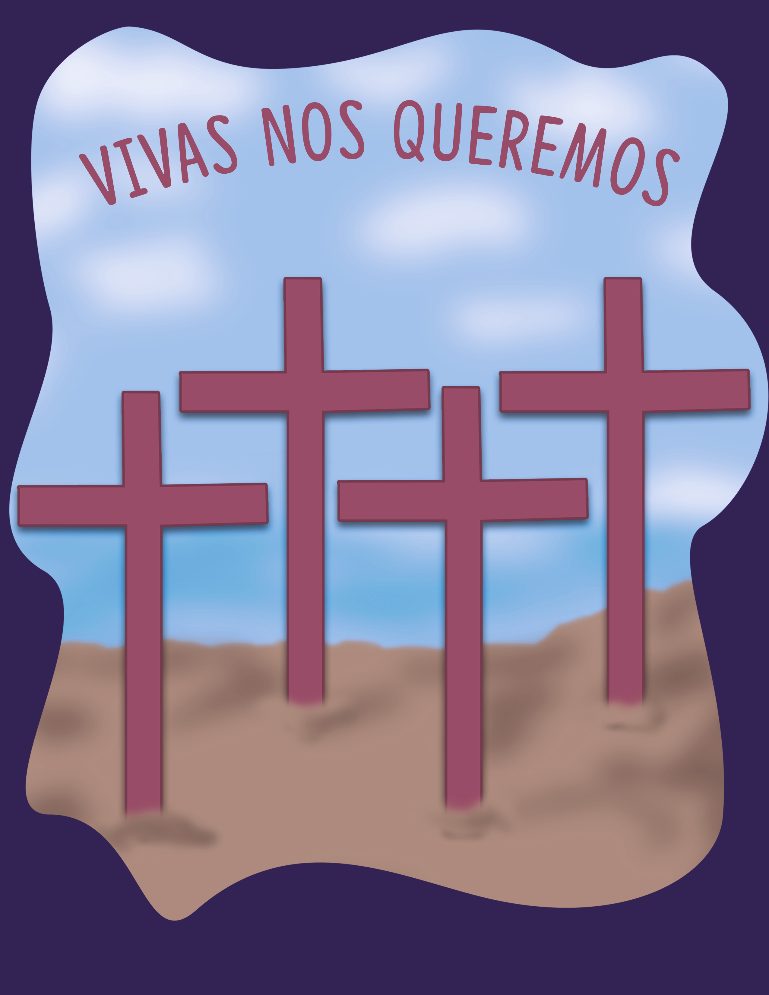 Realizan misa y revelan obra artística en memoria de Monse, víctima de feminicidio en Puebla