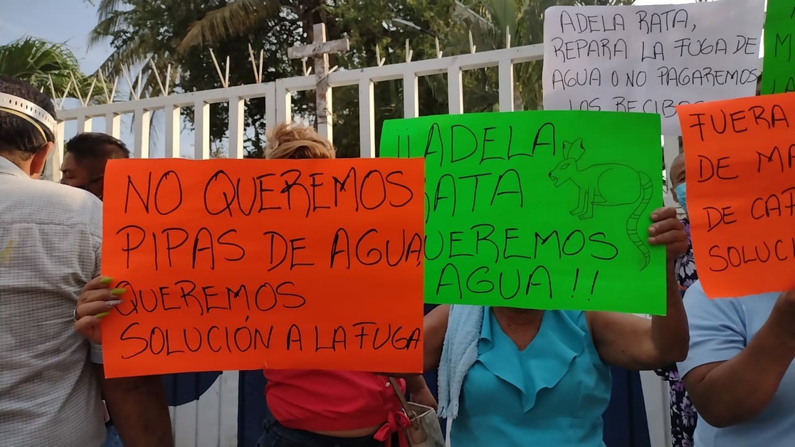 Habitantes de Acapulco tomaron las instalaciones  de rebombeo de agua potable