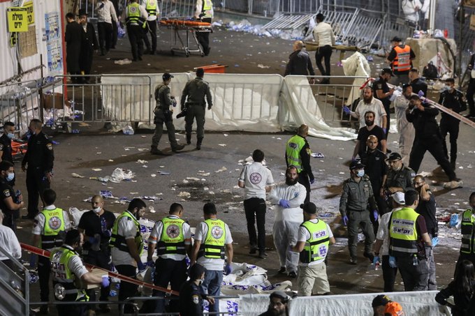 Tragedia en Israel: estampida deja decenas de muertos y al menos cien heridos