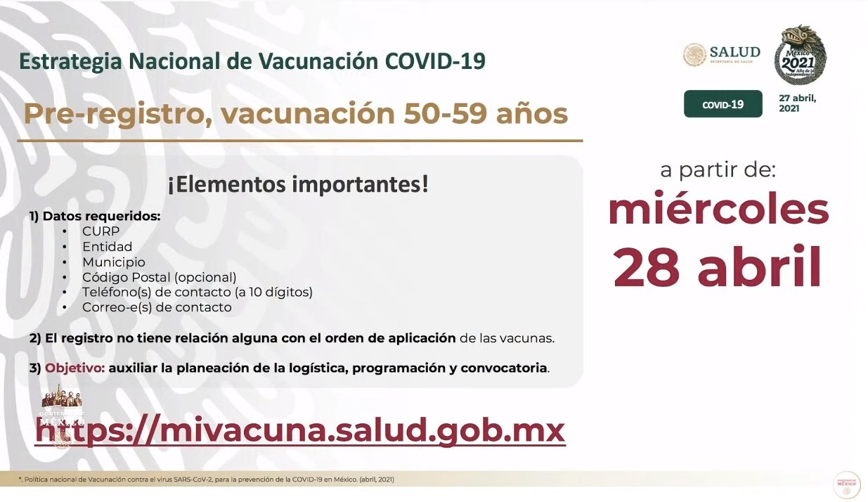 Si tienes entre 50 y 59 años es turno de vacunarte contra el Covid