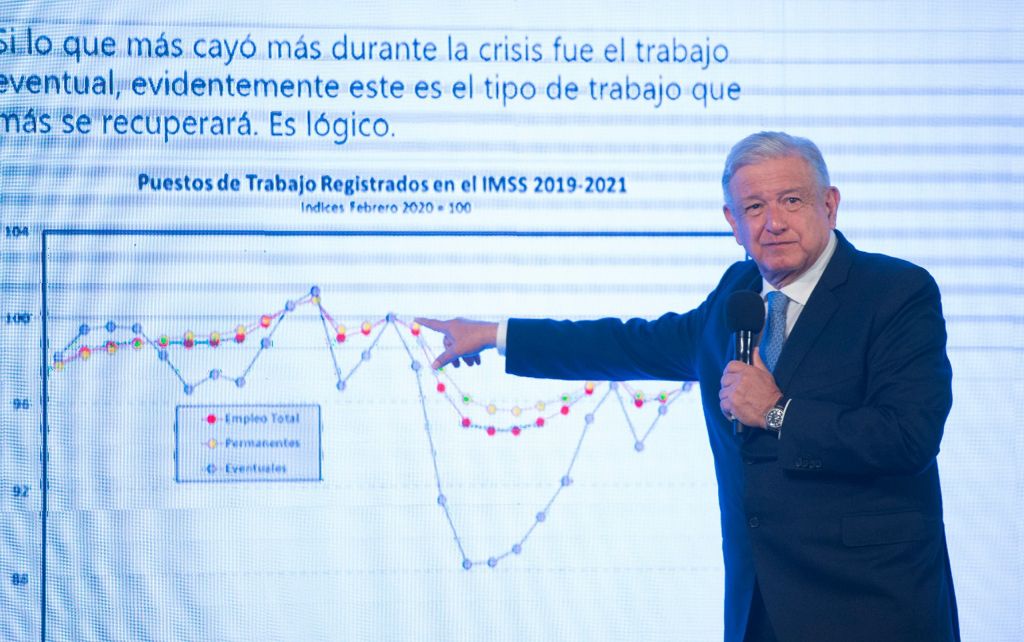 AMLO celebra pronósticos de crecimiento económico