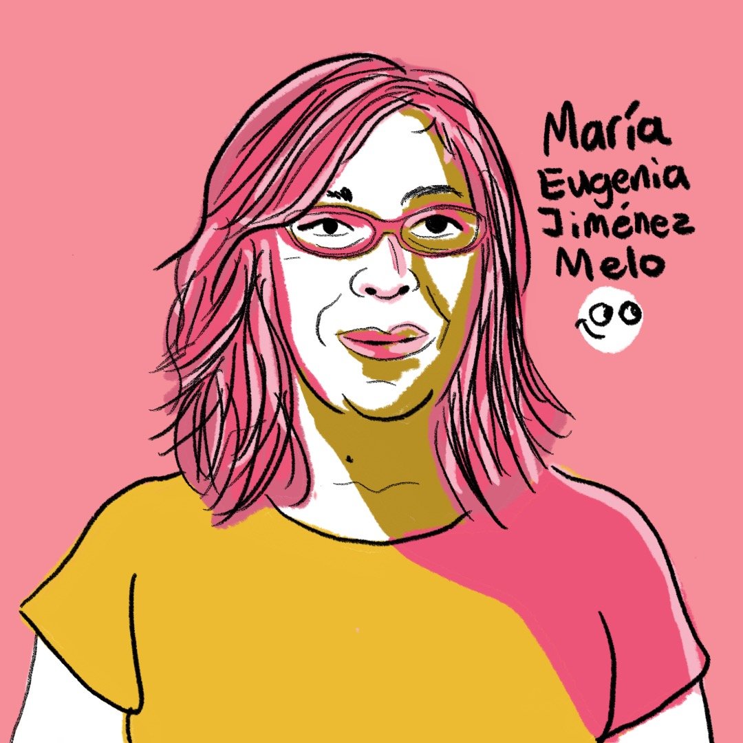 María Eugenia Jiménez Melo: artista plástica, flâneur urbana, vocera de lo abstracto