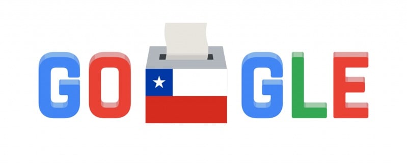 Google dedica su doodle durante todo el fin de semana a las elecciones en Chile