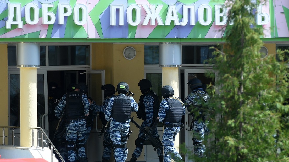 Al menos 8 muertos y 20 heridos en un tiroteo en una escuela de la ciudad rusa de Kazán