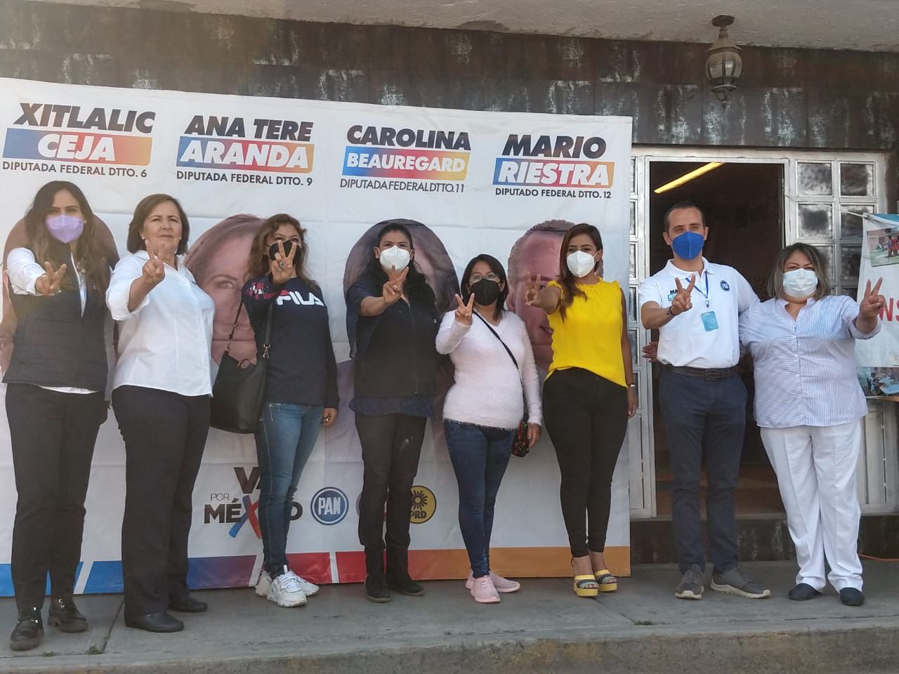 Candidatos de Va por Puebla prometen apoyo para estancias infantiles