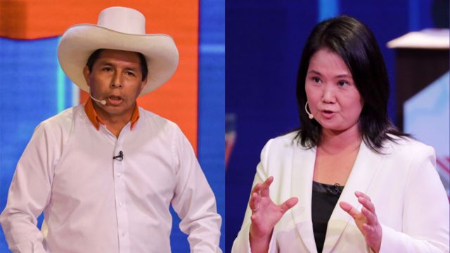 castillo fujimori debate perú