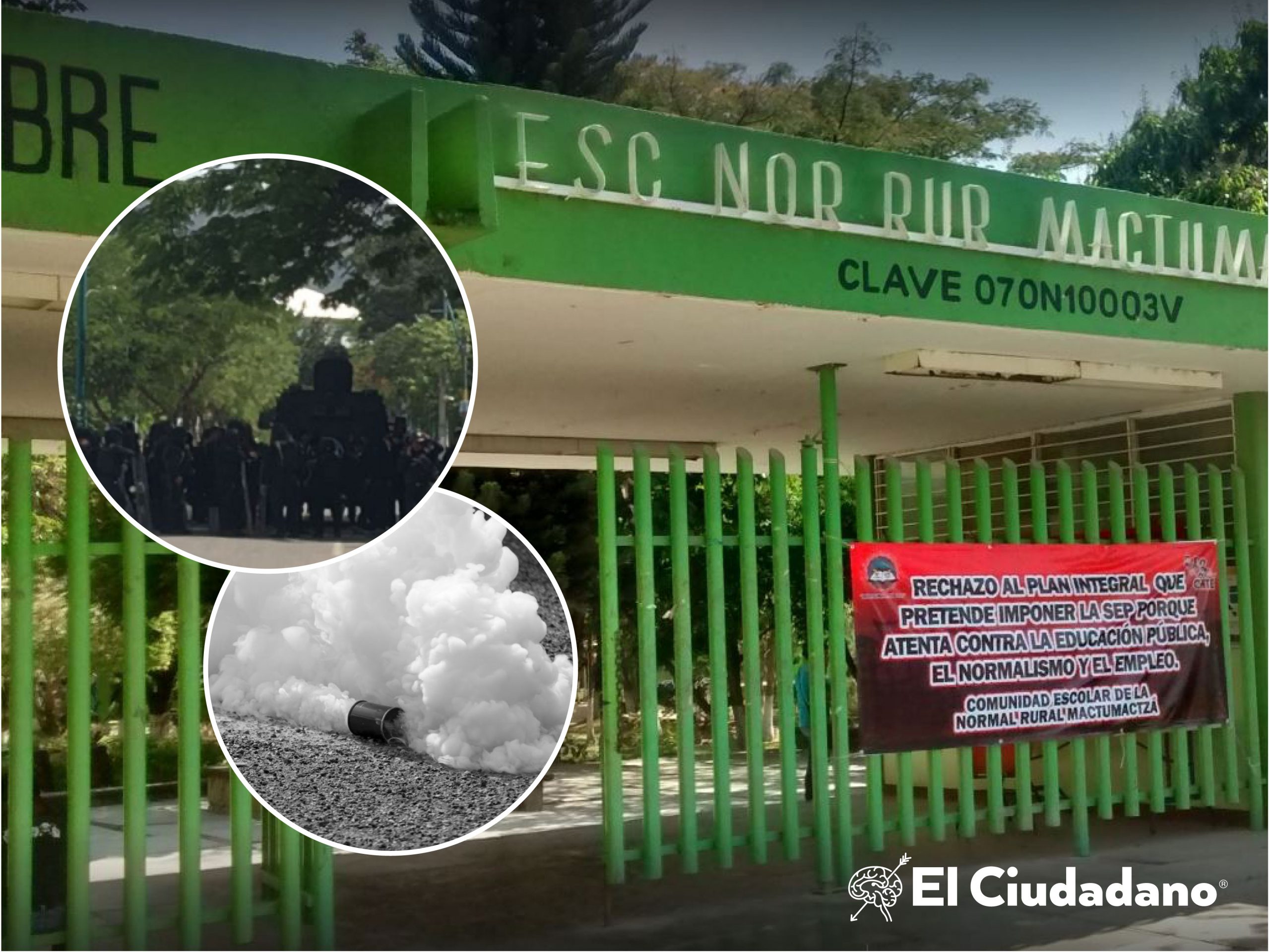 Rechaza CNDH represión a normalistas de Mactumazá e investiga los hechos