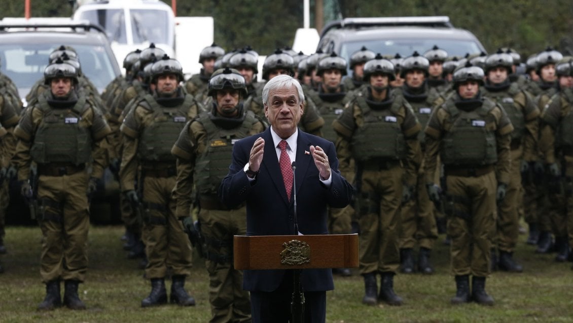 Gobierno estudia nuevo decreto para incrementar militarización en La Araucanía