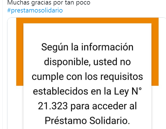 Indignación ciudadana y lluvia de críticas en las redes por no calificar a Préstamo Solidario de Clase Media