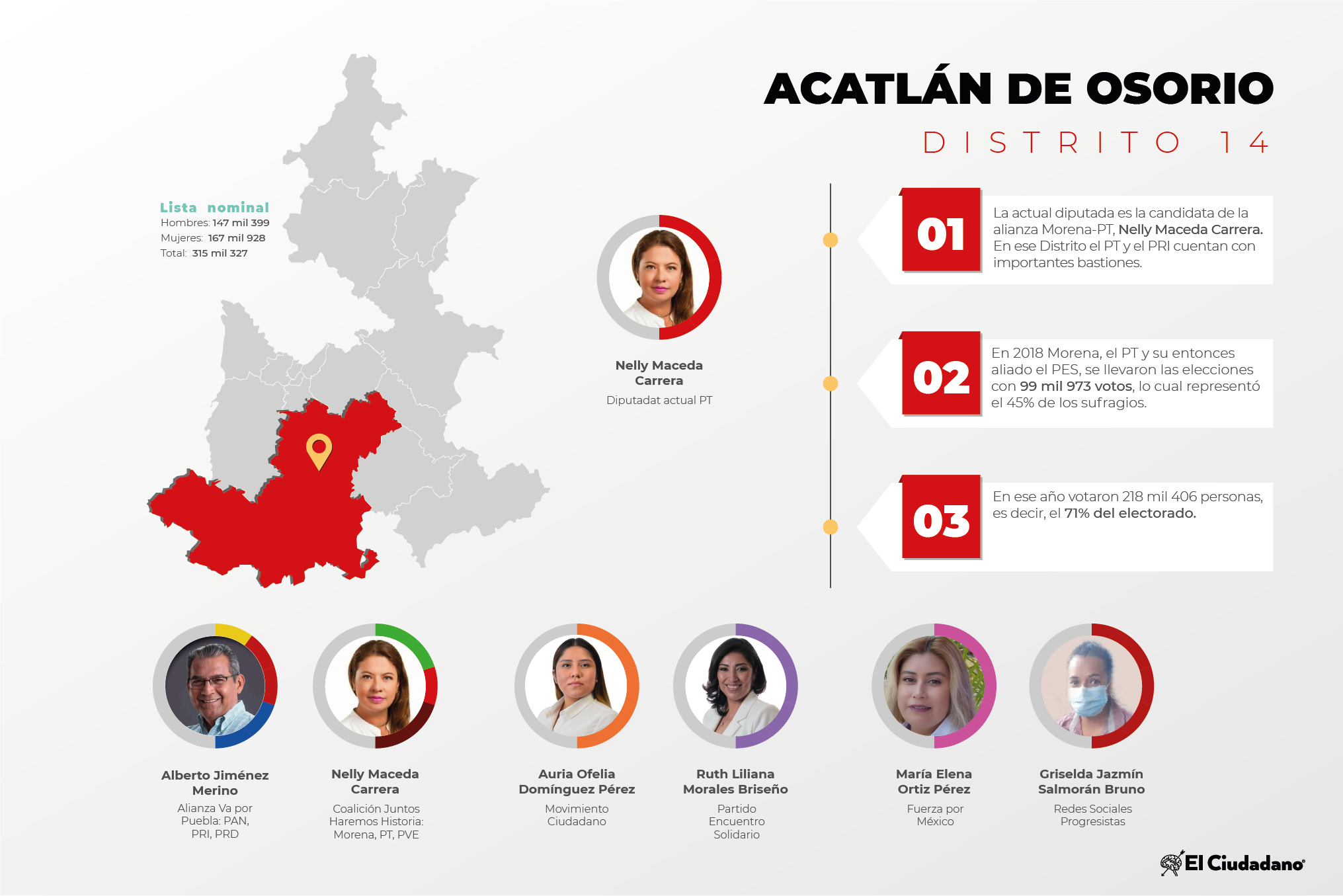 Radiografía de distritos electorales federales: Distrito 14, Acatlán