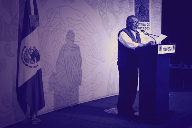 El diputado Saúl Huerta
