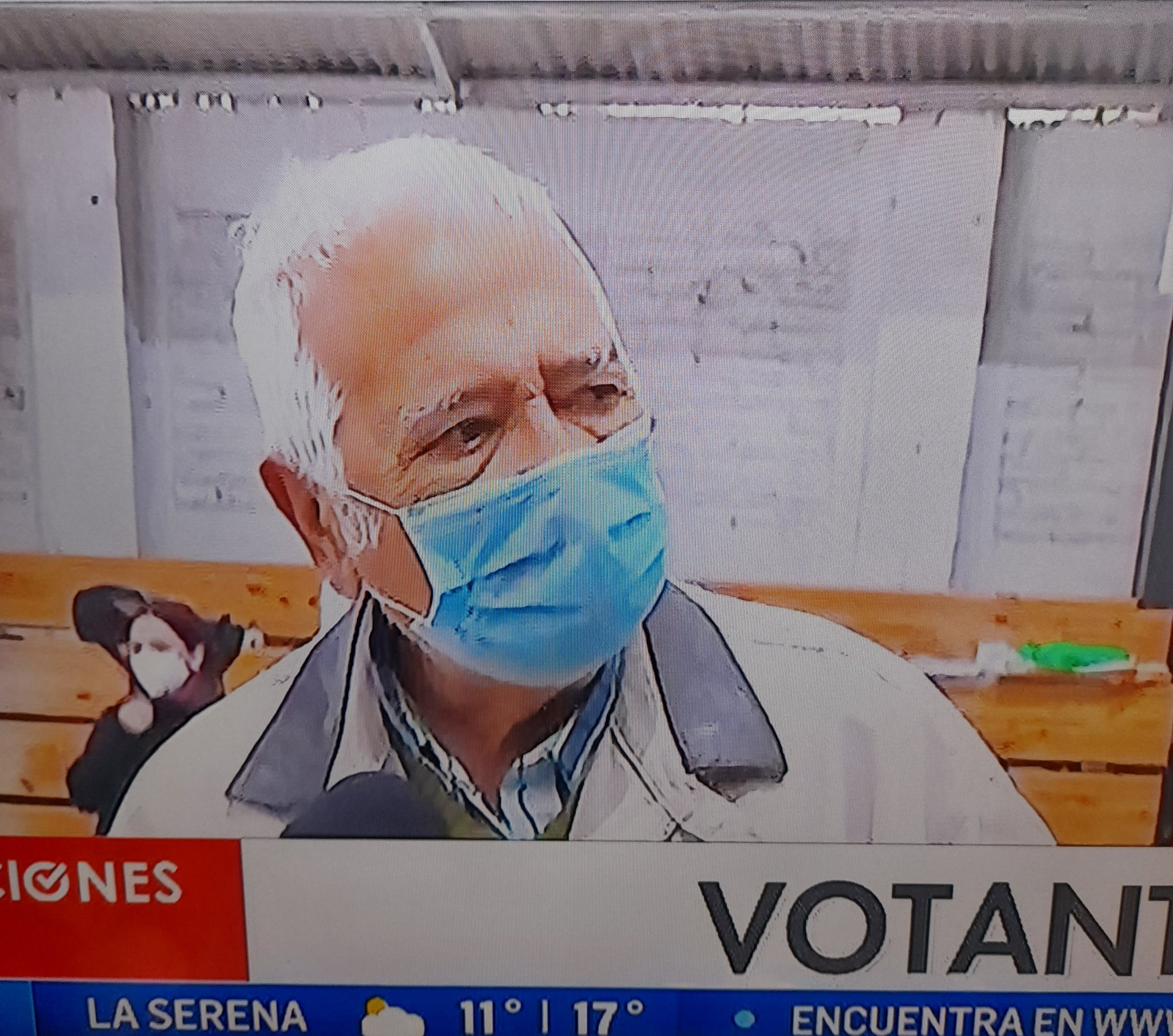 Don Sergio, votante de 91 años genera aplausos en las redes: “Ya tengo las dos vacunas, fuera de todas las vacunas que me han metido los políticos, parece que entre más grande es el cargo, peor es la vacuna»