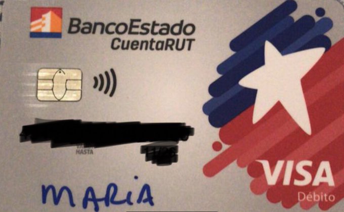 Clientes de BancoEstado denunciaron recibir tarjetas de CuentaRUT con nombres escritos a mano